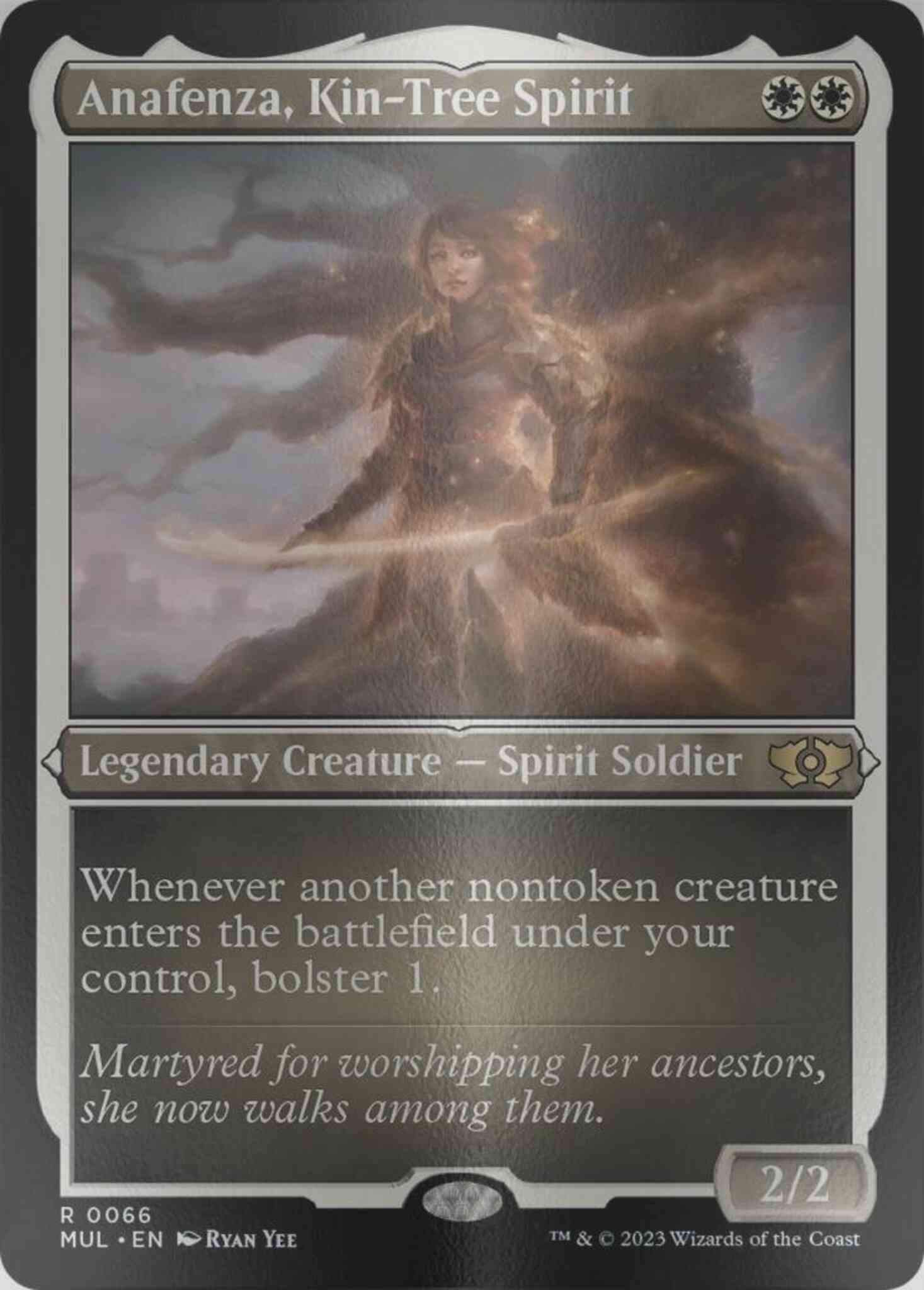 Anafenza, Kin-Tree Spirit [66] [Multiverse Legends] [Etched Foil]