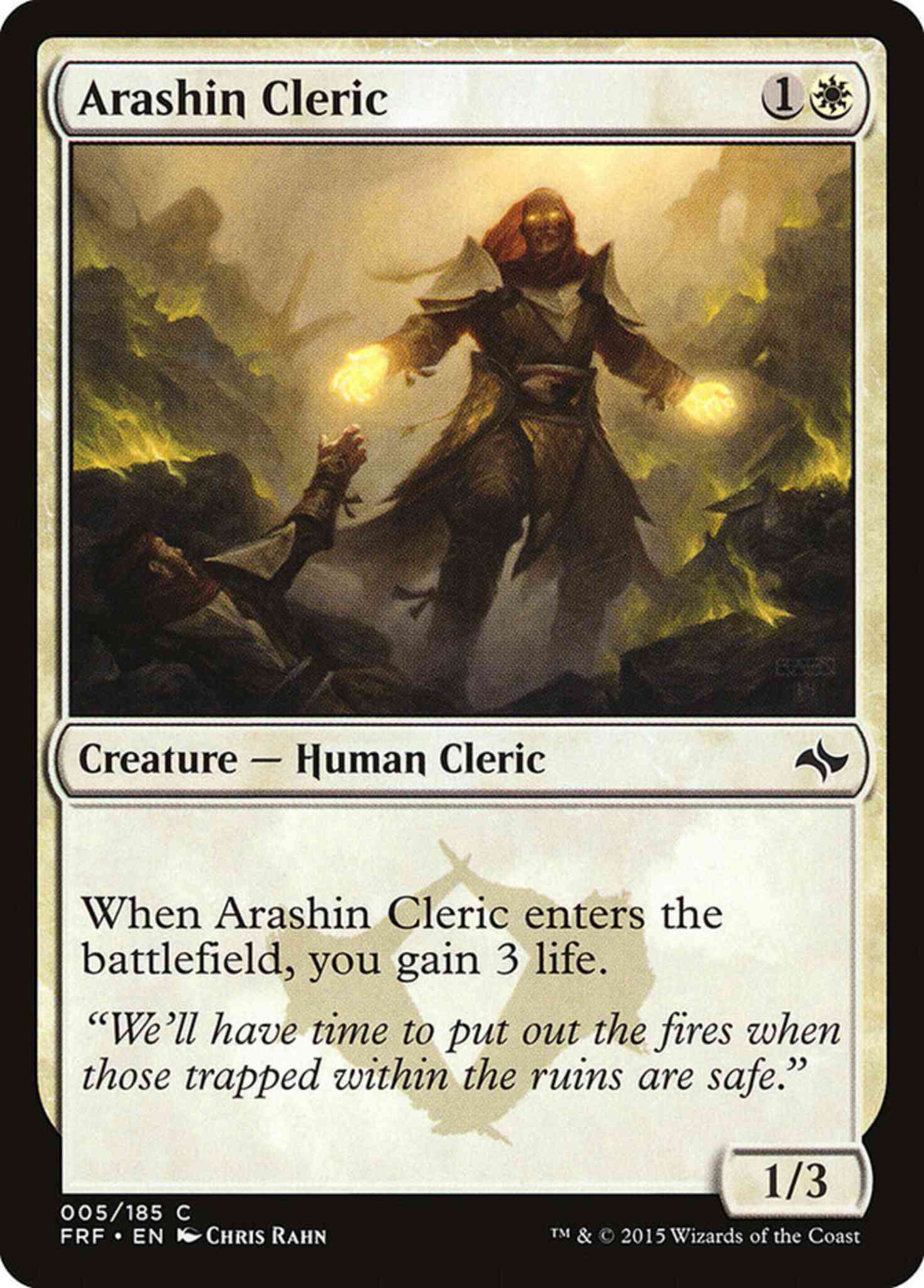 Arashin Cleric [5] [Fate Reforged] [Non-Foil]