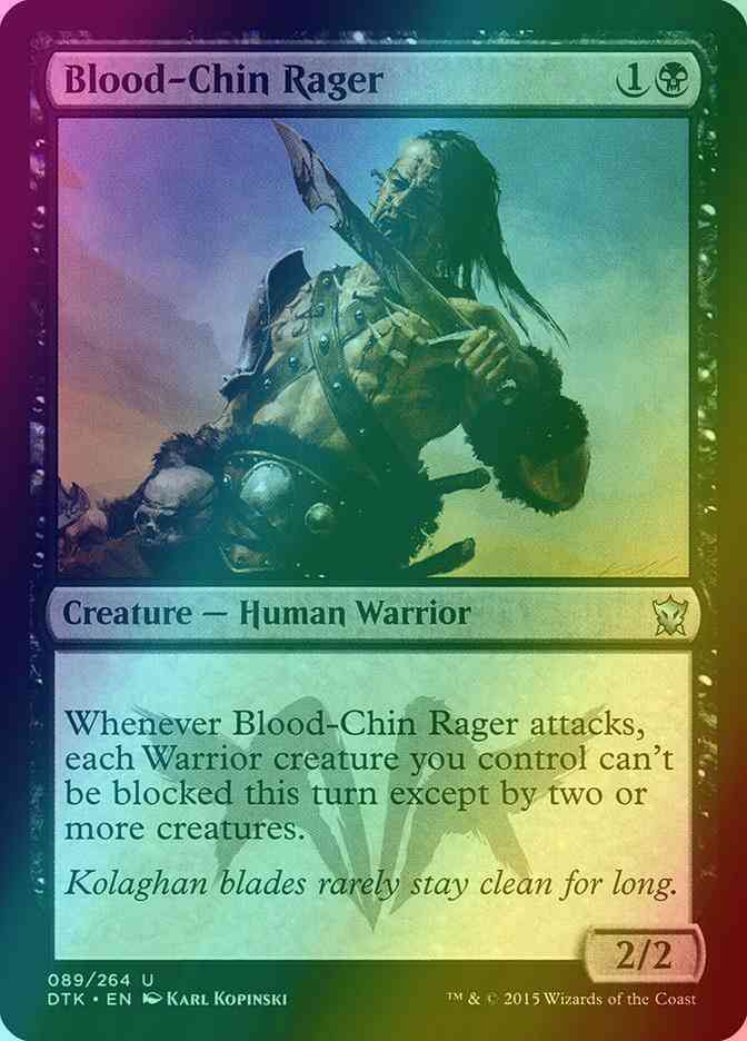 Blood-Chin Rager [89] [Dragons Of Tarkir] [Foil]