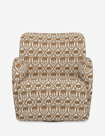 Ochre Blockprint Floral