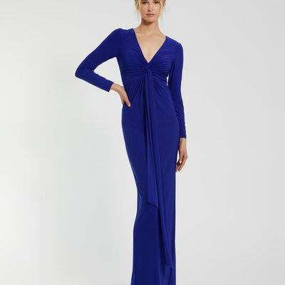 Mac Duggal 44064 Long Sleeve Formal Evening Fitted Dress