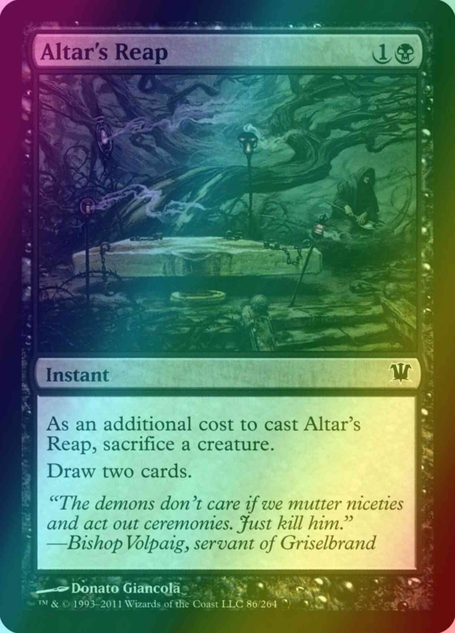 Altar's Reap [86] [Innistrad] [Foil]