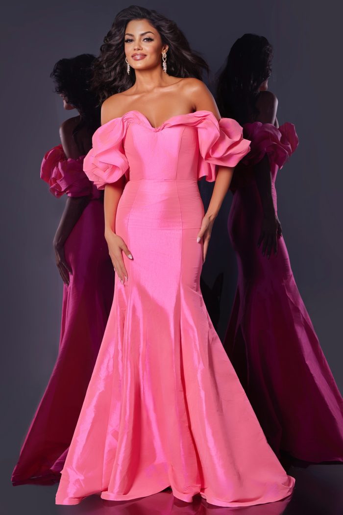 Jovani 44271 Long Mermaid Evening Gown Formal Prom Dress