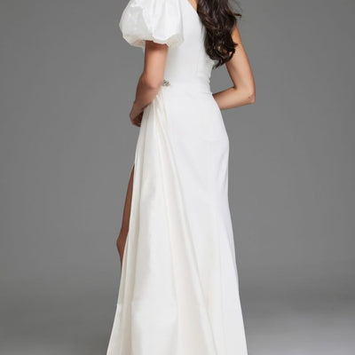 Jovani 44299 Long High Slit Wedding Dress
