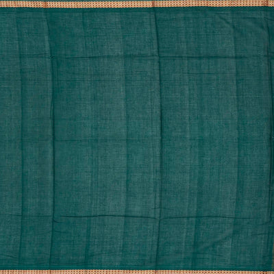 Beige Handwoven Orissa Cotton Saree With Floral Motif Buttas