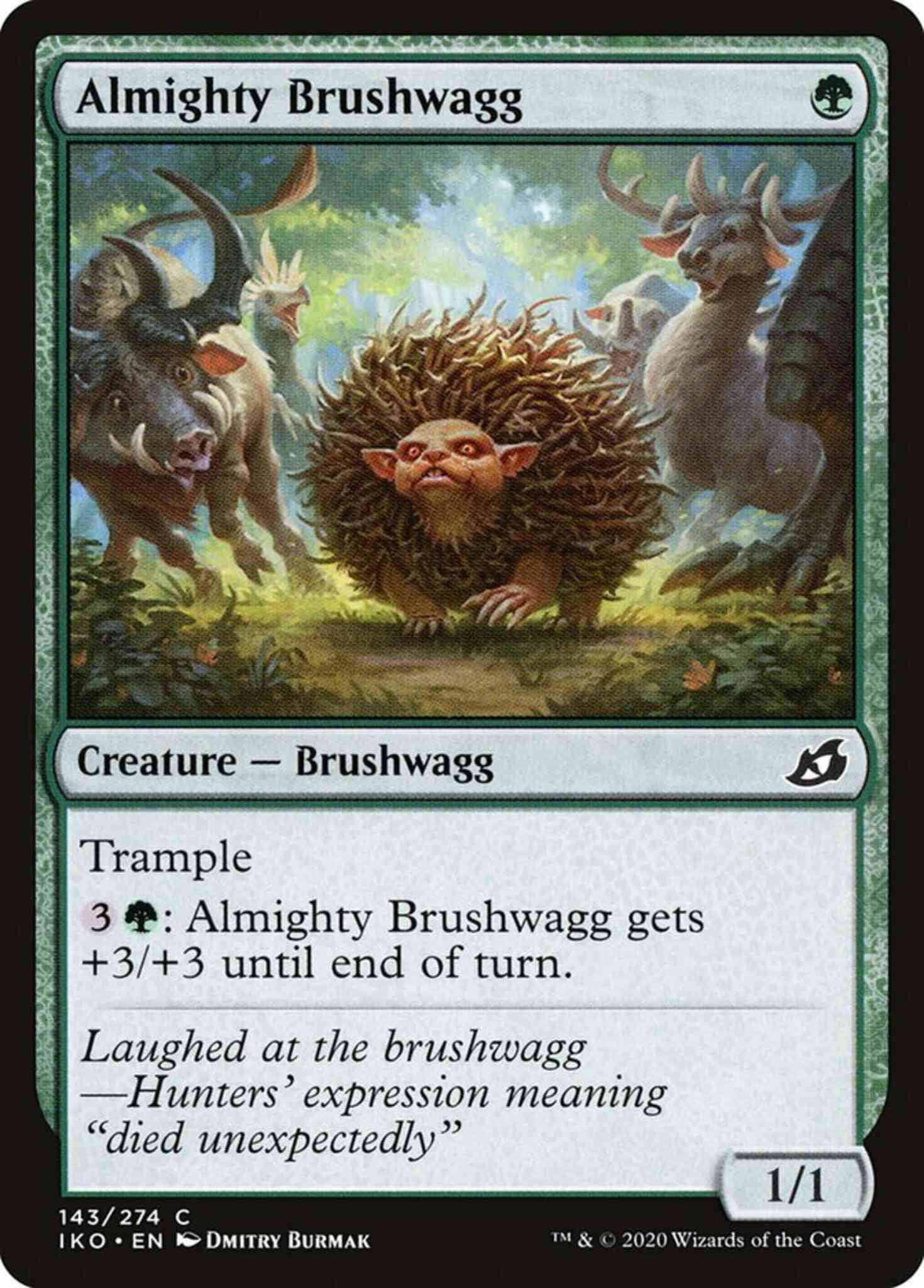 Almighty Brushwagg [143] [Ikoria: Lair of Behemoths] [Non-Foil]