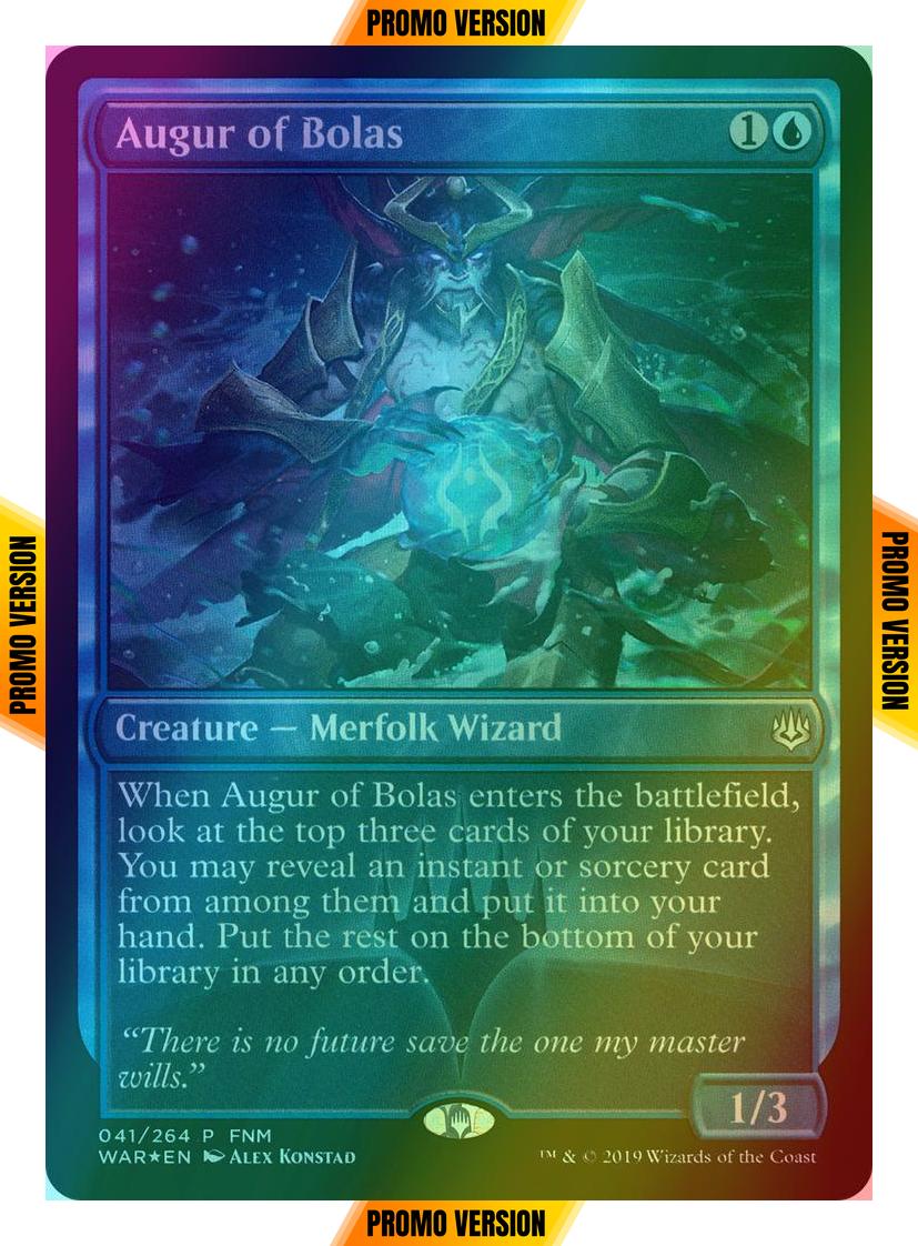 Augur of Bolas [41] [War of the Spark Promos] [Foil]