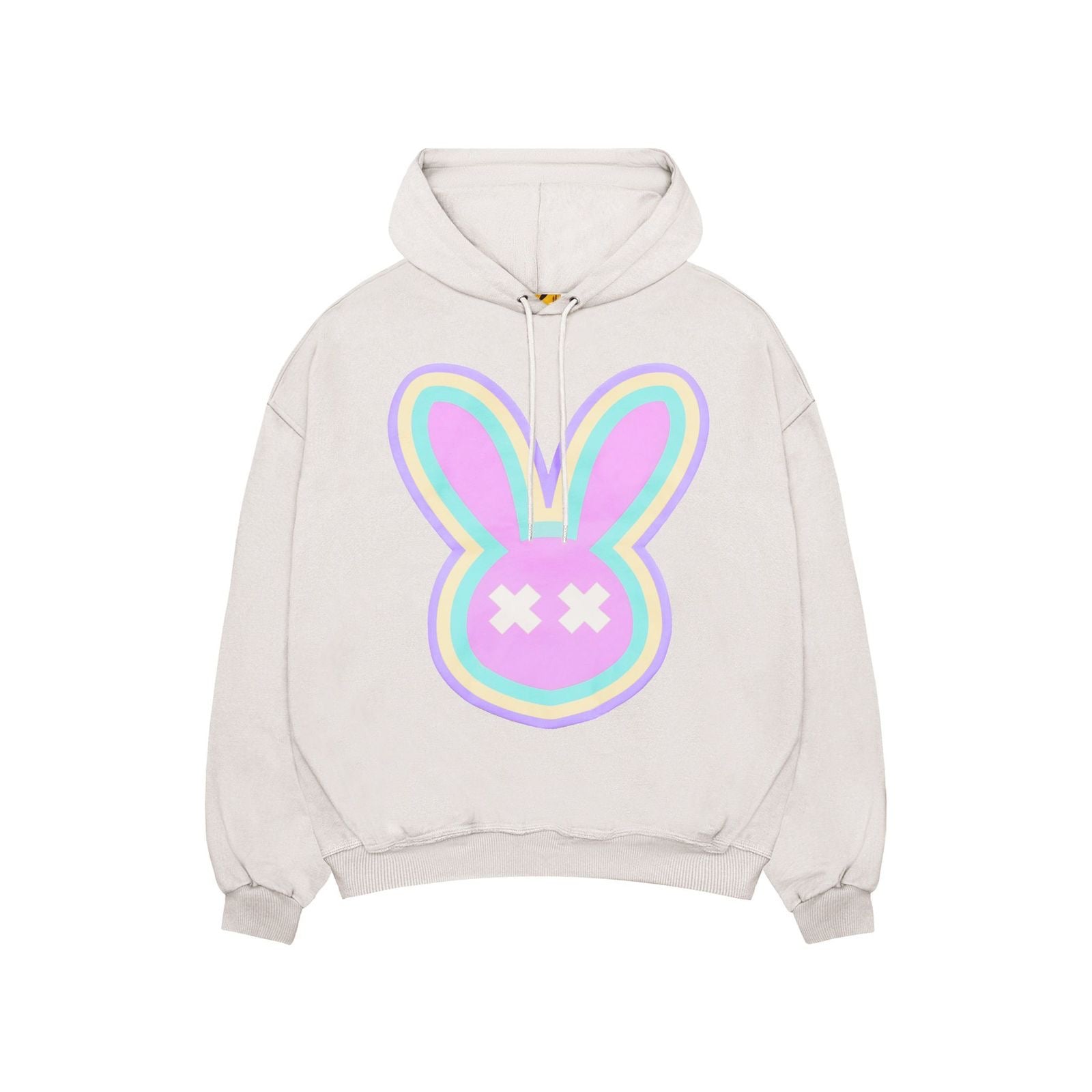NEON RABBIT HOODIE - SAND