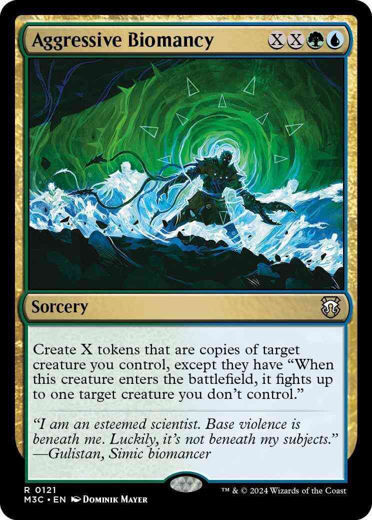 Aggressive Biomancy [121] [Modern Horizons 3: Commander] [Non-Foil]