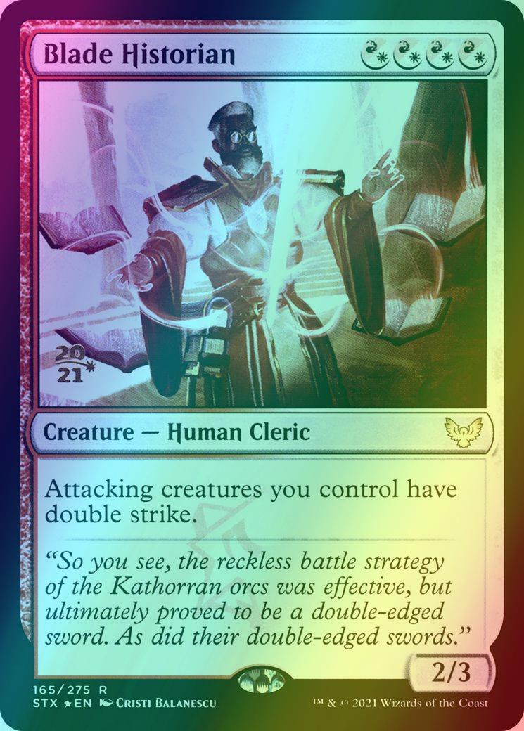 Blade Historian [Prerelease] [165s] [Strixhaven: School of Mages Promos] [Foil]