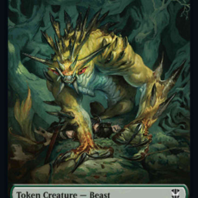 Beast Token (21) // Plant Token (27) [Streets of New Capenna: Commander: Tokens] [Non-Foil]