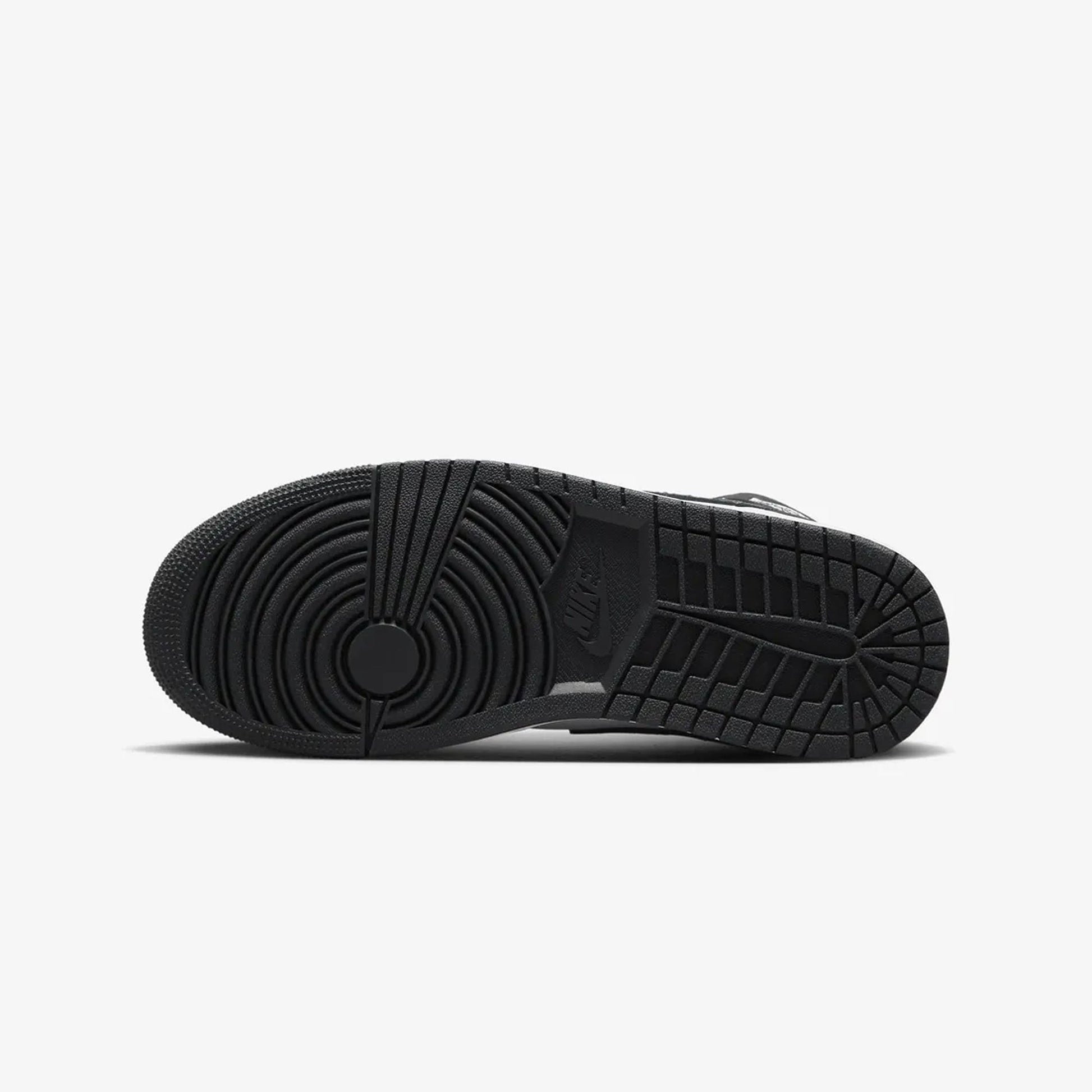 Jordan | AIR JORDAN 1 MID SE  { OFF NOIR/BLACK-WHITE-BLACK