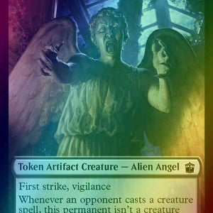 Alien Angel Token (11) // Food Token (25) [Universes Beyond: Doctor Who: Tokens] [Foil]