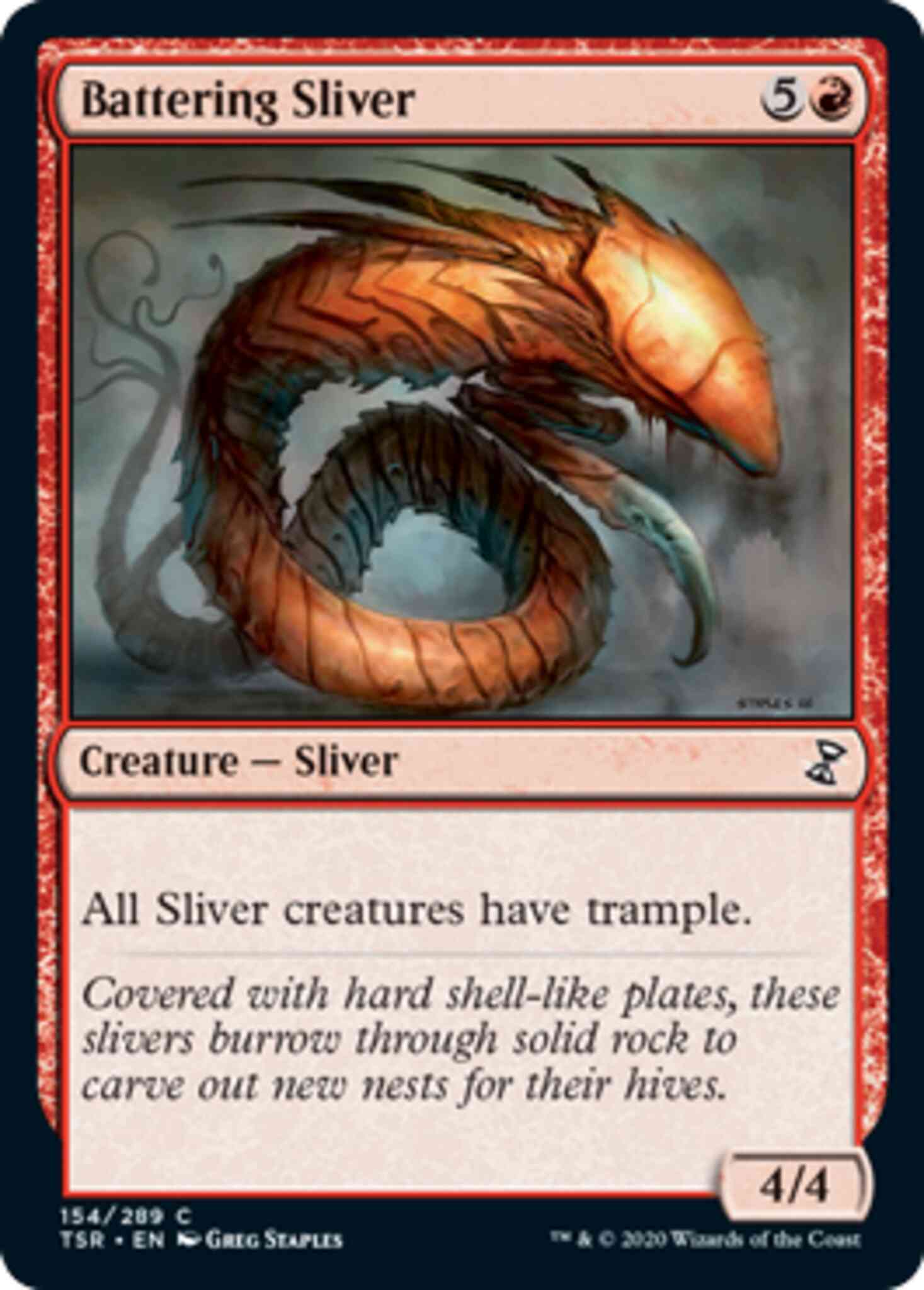 Battering Sliver [154] [Time Spiral Remastered] [Non-Foil]