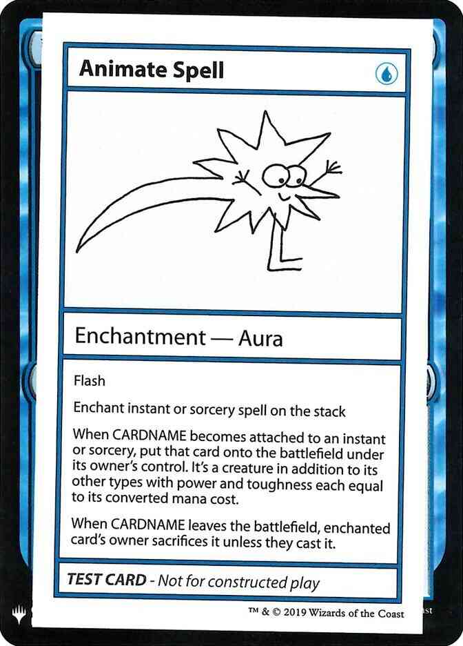 Animate Spell - Symbol [16] [Mystery Booster Playtest Cards 2019] [Non-Foil]