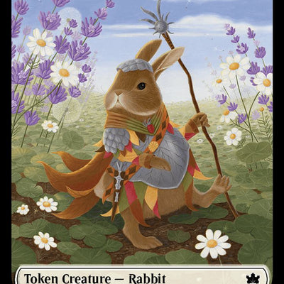 Agate Instigator Token (20) // Rabbit Token (03) [Bloomburrow: Commander: Tokens] [Non-Foil]