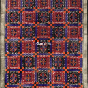 Multicolor Utkal Laxmi Pure Sambalpuri Silk Saree