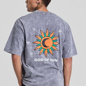 Divine Grey Oversized Fit T-Shirt