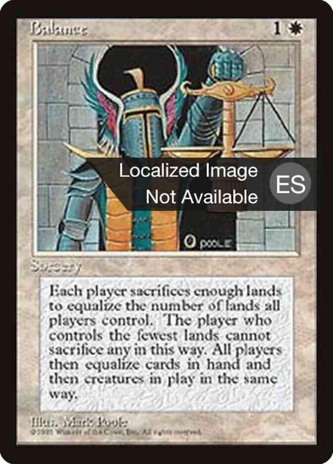 Balance - Portuguese [6] [Fourth Edition Black Border: Portuguese] [Non-Foil]