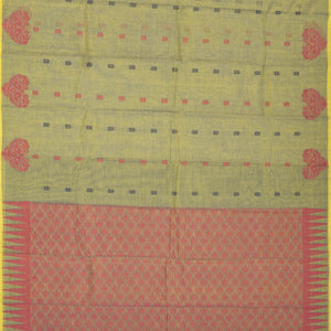 Grey Rasipuram Cotton Saree With Floral Buttas