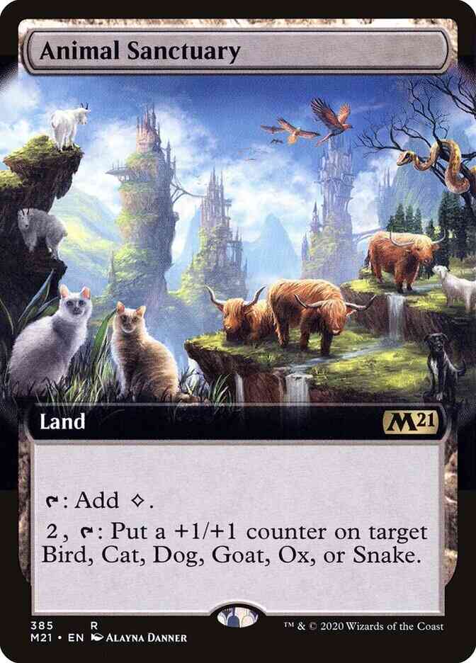 Animal Sanctuary [385] [Extended Art] [Core Set 2021] [Non-Foil]