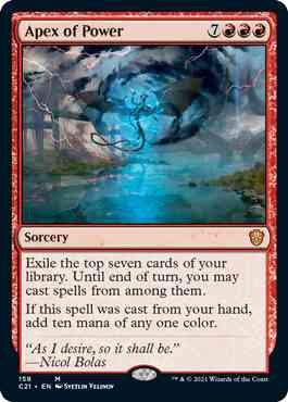 Apex of Power [158] [Commander 2021] [Non-Foil]