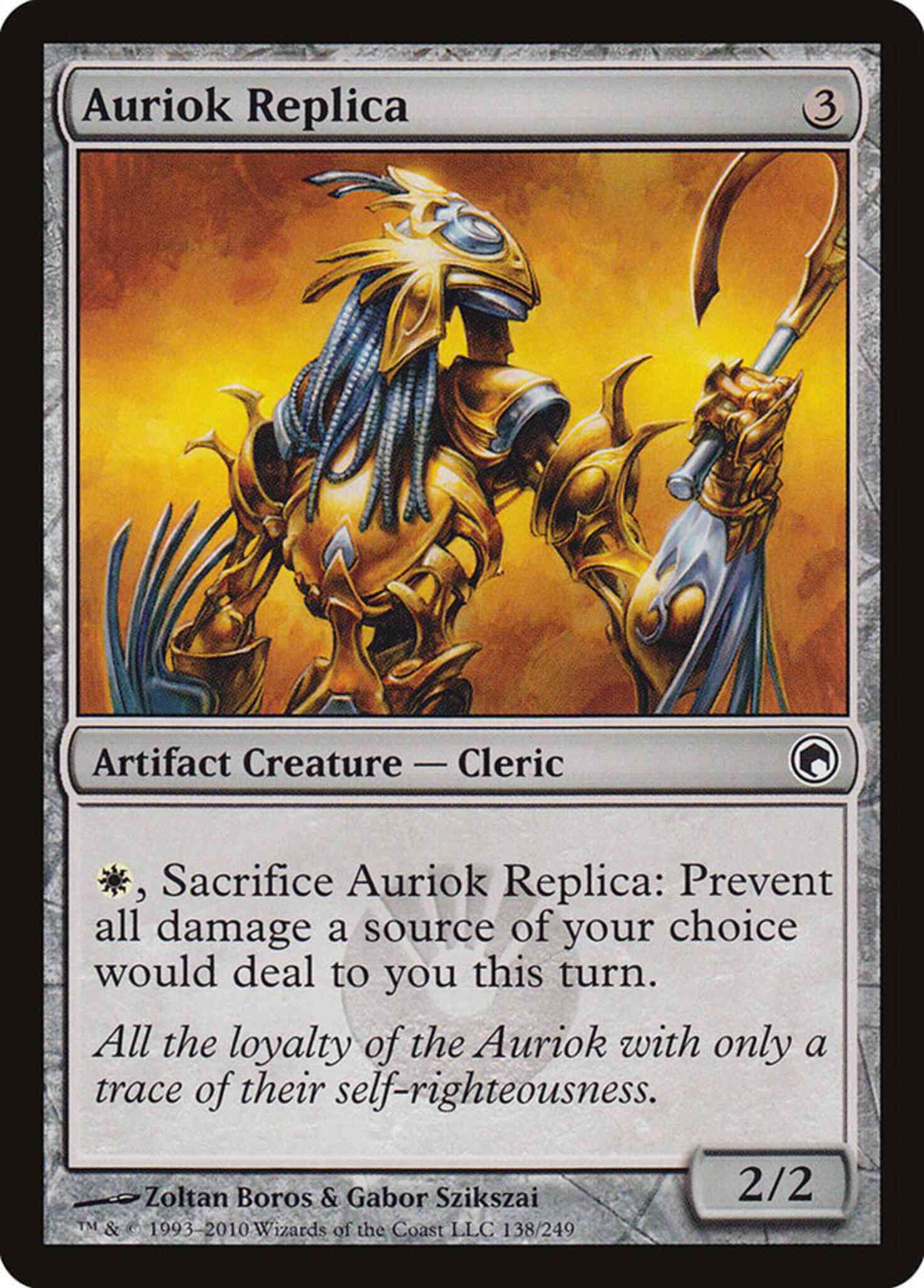 Auriok Replica [138] [Scars Of Mirrodin] [Non-Foil]