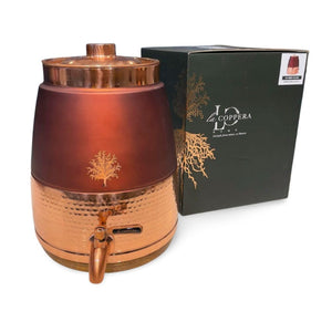 Lacoppera Barni Semi Coco Pure Copper Red Polish 8 Litre Water Jug