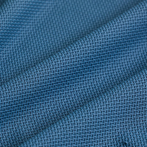 Blue Textured Polo T-Shirt