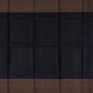 Bubble-gum Pink Handloom Kanchipuram Korvai Silk Saree With Black Border