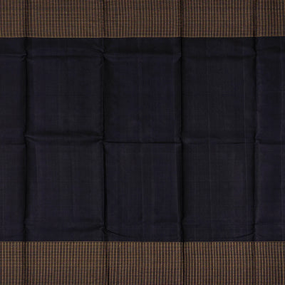 Bubble-gum Pink Handloom Kanchipuram Korvai Silk Saree With Black Border