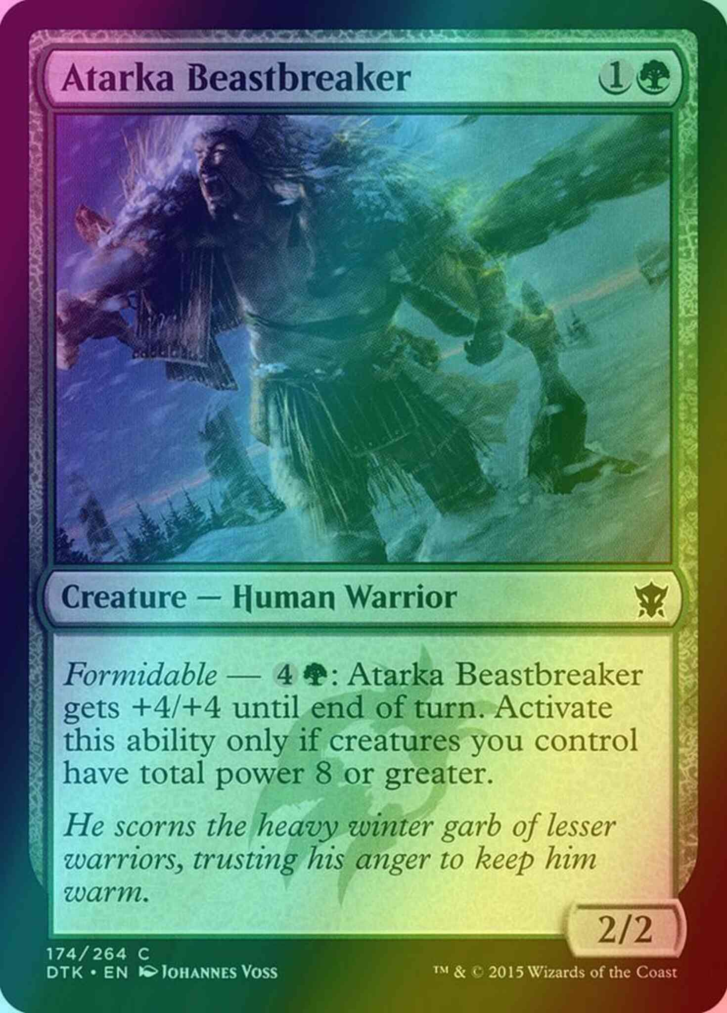 Atarka Beastbreaker [174] [Dragons Of Tarkir] [Foil]