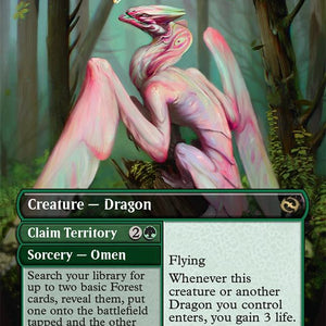 Bloomvine Regent // Claim Territory // Bloomvine Regent // Claim Territory [381] [Borderless] [Tarkir: Dragonstorm] [Non-Foil]