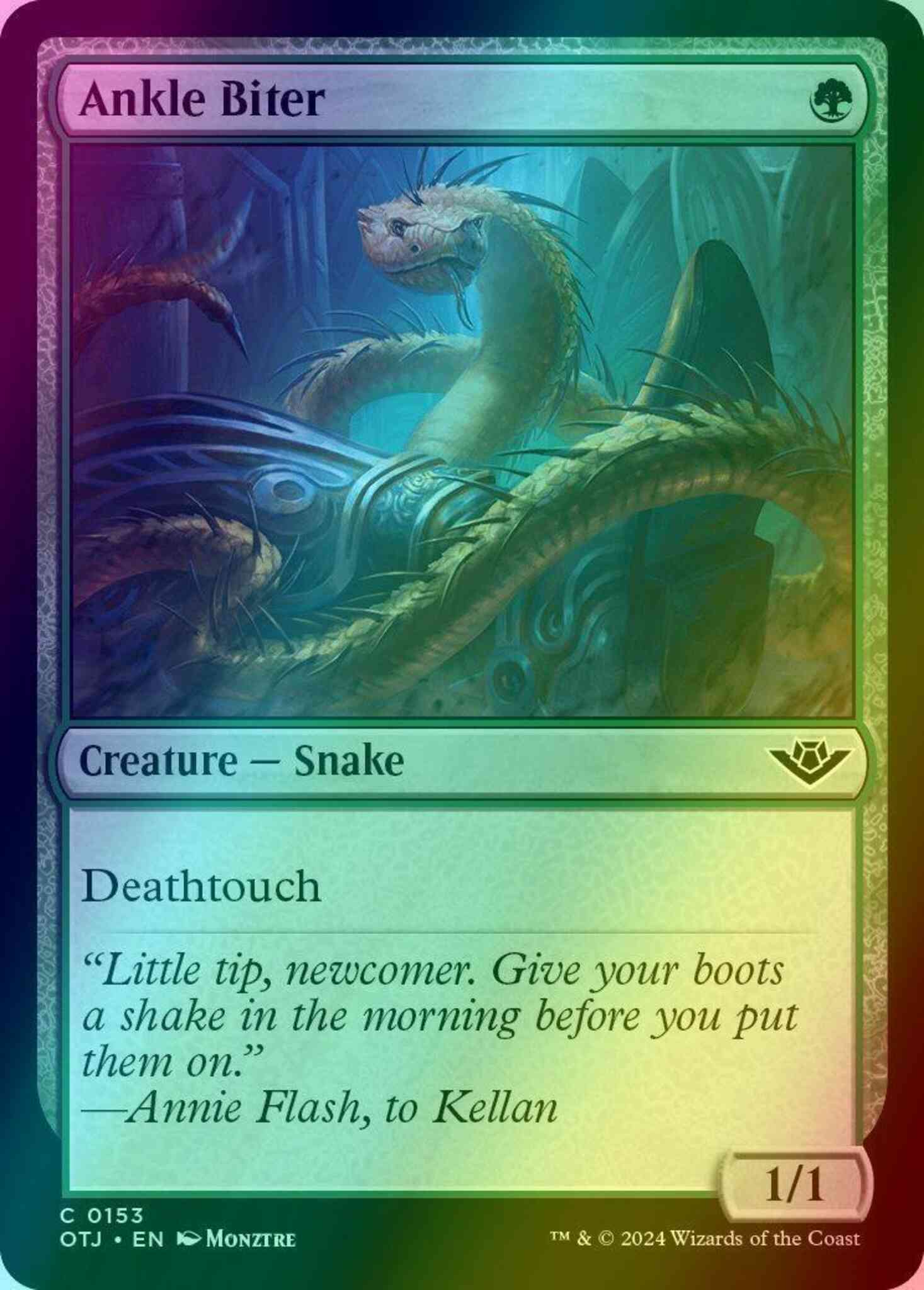Ankle Biter [153] [Outlaws of Thunder Junction] [Foil]