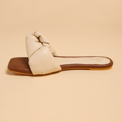 Camel Tale Knoted Flats