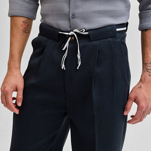 Navy Korean Pant