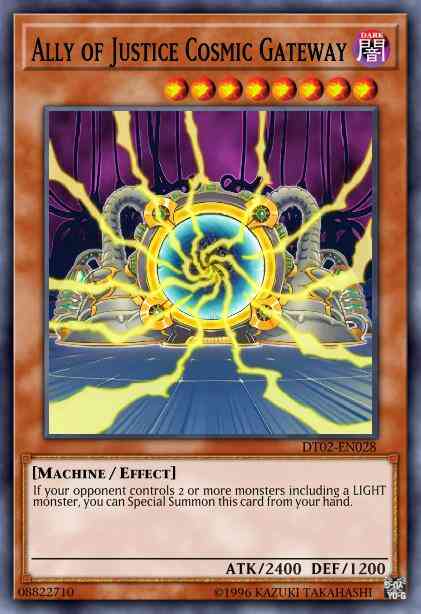 Ally of Justice Cosmic Gateway - HA02-EN022 - Secret Rare - 1st Edition