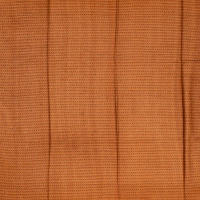 Black Handloom Tussar Silk Saree Printed With Dotted Motifs