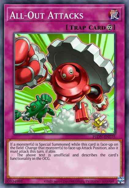 All-Out Attacks - PTDN-EN075 - Common - 1st Edition