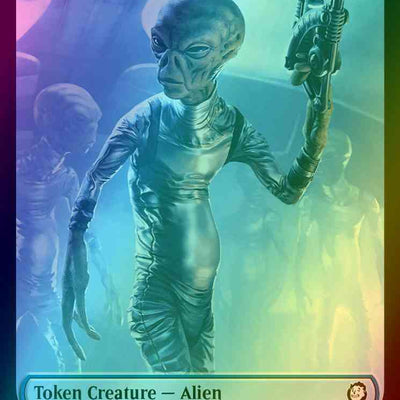 Alien Token (06) // Food Token (14) [Fallout: Tokens] [Foil]