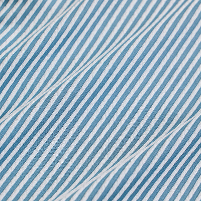 Blue Stripes Slim Fit Stretch Shirt