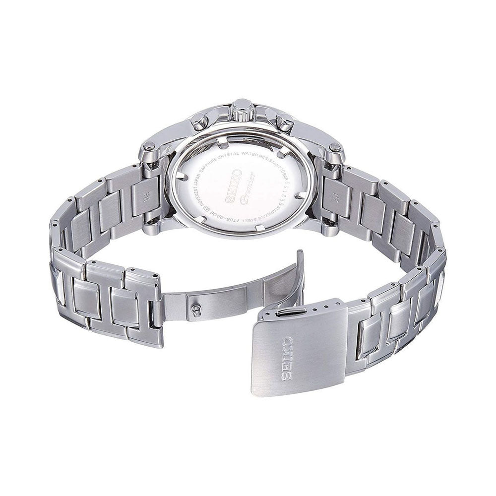 Seiko Premier Black Dial Men 38.4mm