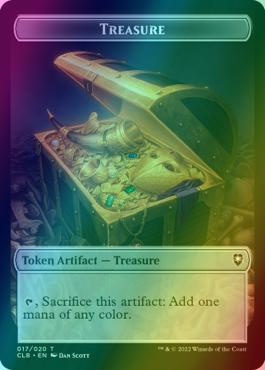 Boar Token (12) // Treasure Token (17) [Commander Legends: Battle for Baldur's Gate: Tokens] [Foil]