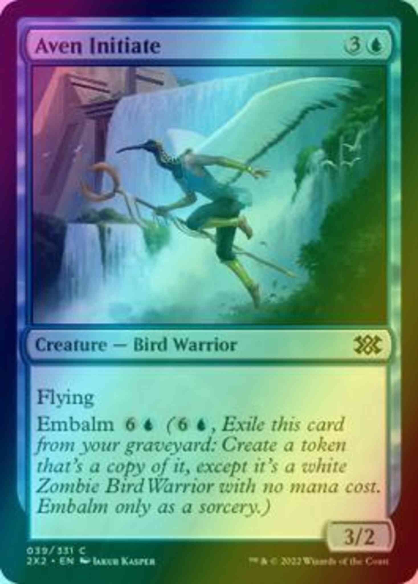Aven Initiate [39] [Double Masters 2022] [Foil]