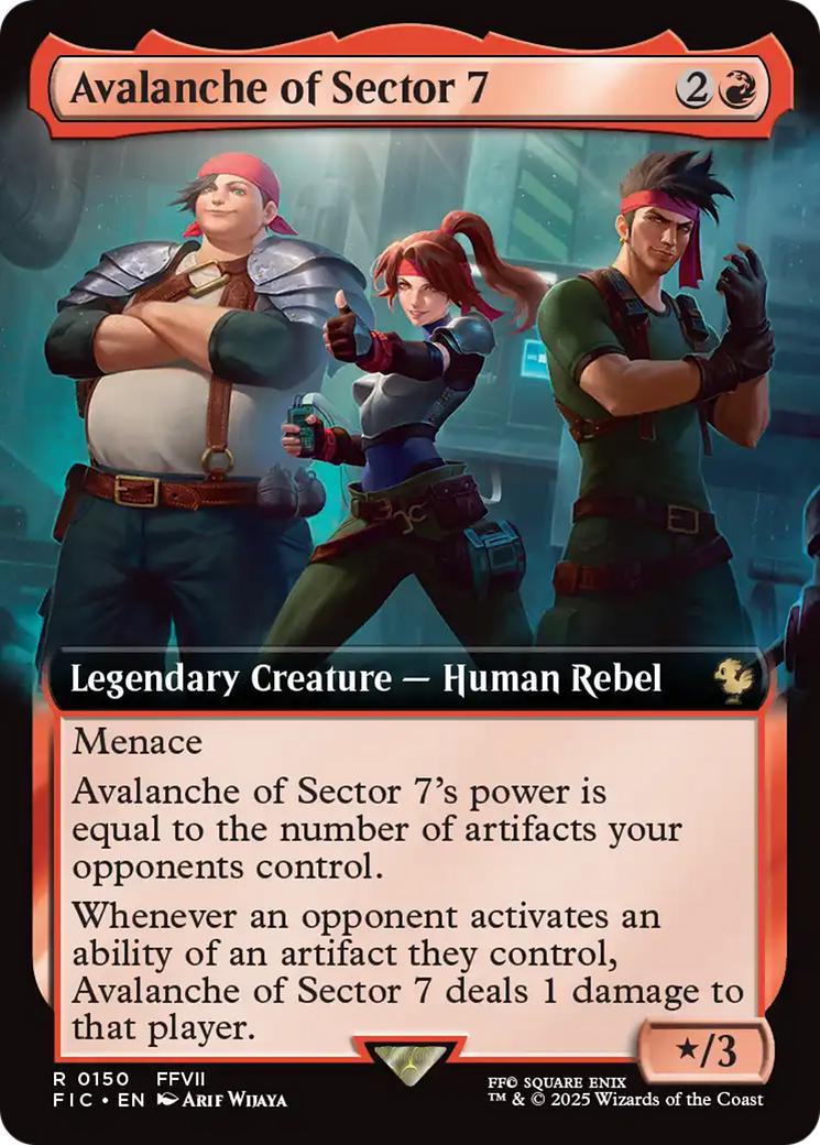 Avalanche of Sector 7 [150] [Extended Art] [FINAL FANTASY: Commander] [Non-Foil]