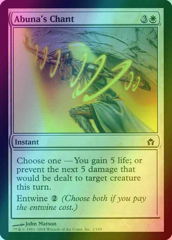 Abuna's Chant [1] [Fifth Dawn] [Foil]