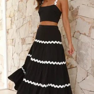 Leh Summer Set of Top with Skirt