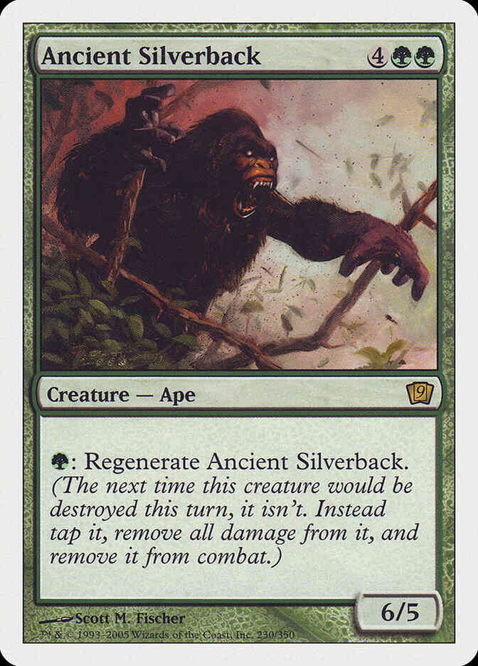 Ancient Silverback [230] [Ninth Edition] [Non-Foil]