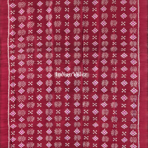 Dark Maroon Pasapali Contemporary Silk Saree