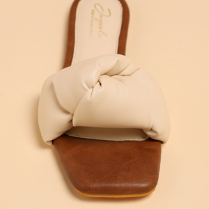 Camel Tale Knoted Flats